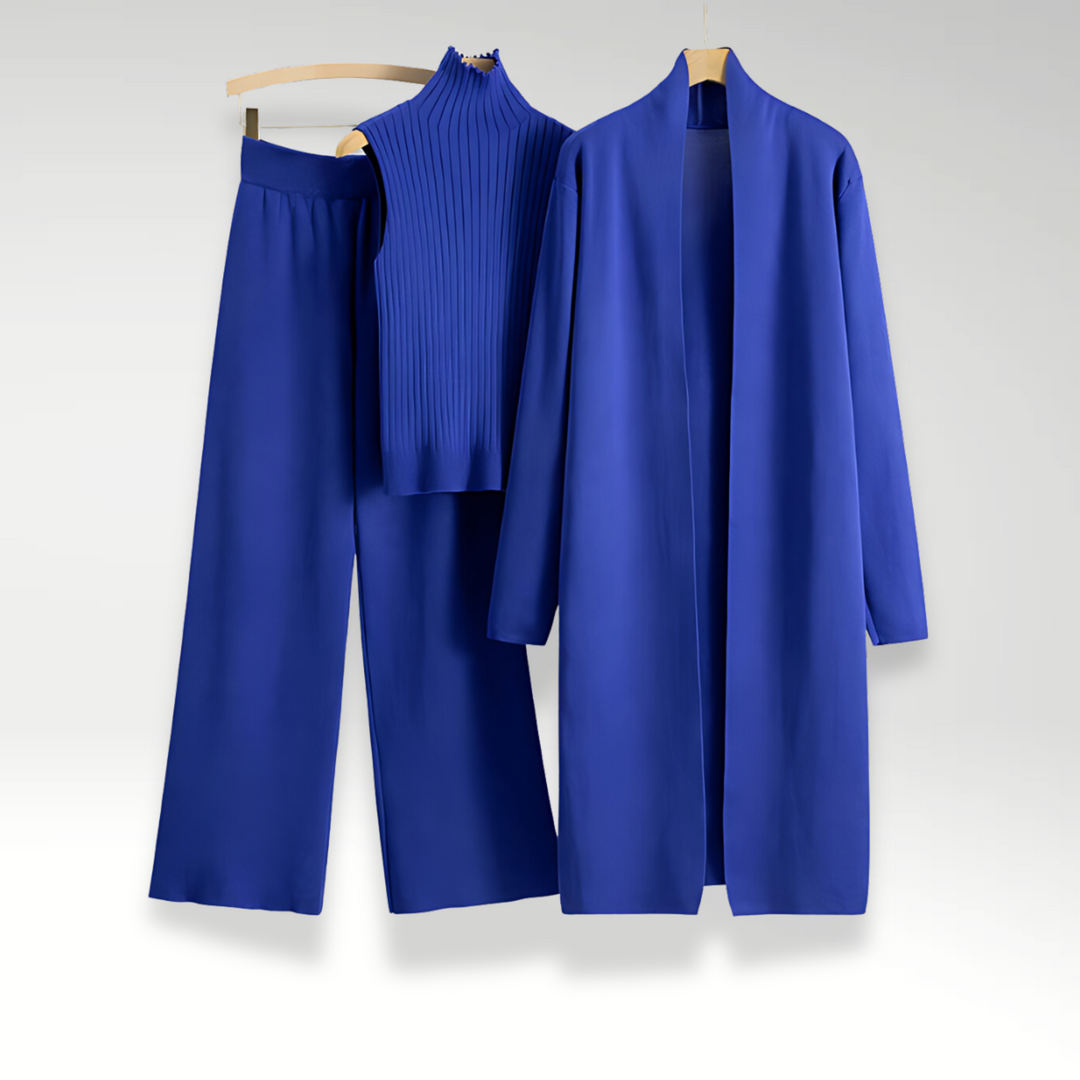 Varel | Completo tre pezzi in maglia Luxe