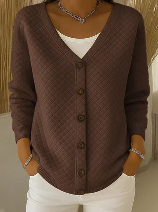 Eleonora | Cardigan Trapuntato con Bottoni